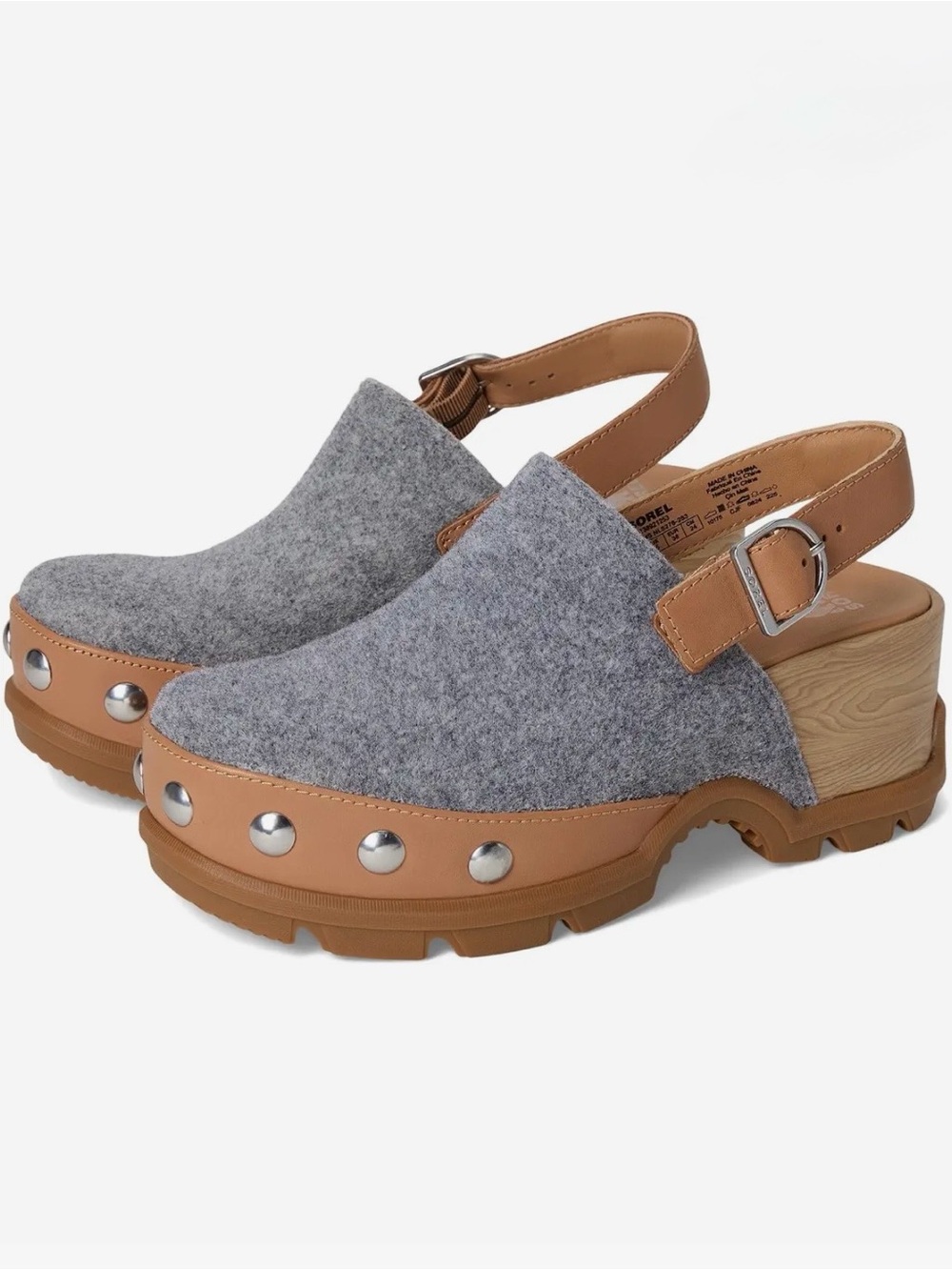 New SOREL Roam'n Clog Felt Slingback